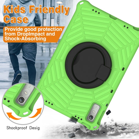 For Lenovo Tab P11 Gen2/P11 Pro/Pad Pro Spider King Silicone Protective Tablet Case(Green) - Lenovo by buy2fix | Online Shopping UK | buy2fix