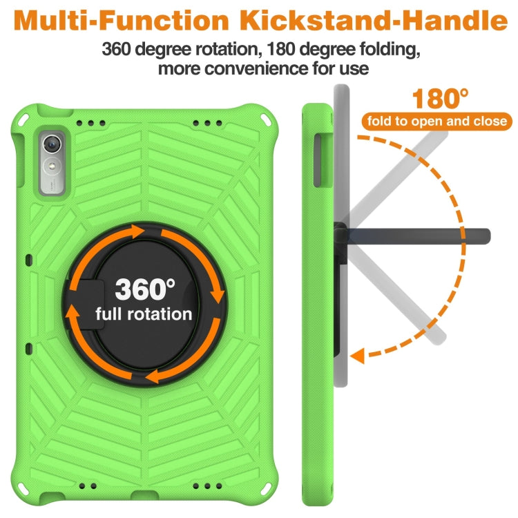 For Lenovo Tab P11 Gen2/P11 Pro/Pad Pro Spider King Silicone Protective Tablet Case(Green) - Lenovo by buy2fix | Online Shopping UK | buy2fix