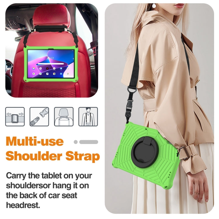 For Lenovo Tab P11 Gen2/P11 Pro/Pad Pro Spider King Silicone Protective Tablet Case(Green) - Lenovo by buy2fix | Online Shopping UK | buy2fix