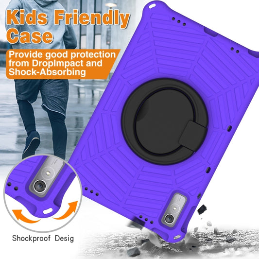 For Lenovo Tab P11 Gen2/P11 Pro/Pad Pro Spider King Silicone Protective Tablet Case(Purple) - Lenovo by buy2fix | Online Shopping UK | buy2fix