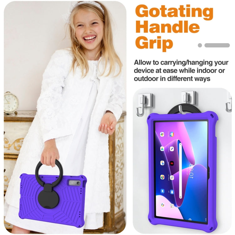 For Lenovo Tab P11 Gen2/P11 Pro/Pad Pro Spider King Silicone Protective Tablet Case(Purple) - Lenovo by buy2fix | Online Shopping UK | buy2fix