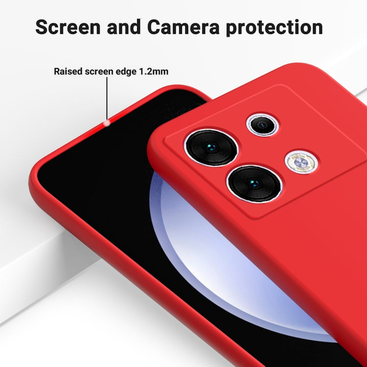 For Infinix Zero 30 5G Solid Color Liquid Silicone Dropproof Full Coverage Protective Case(Red) - Infinix Cases by buy2fix | Online Shopping UK | buy2fix