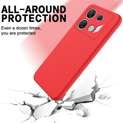 For Infinix GT 10 Pro Solid Color Liquid Silicone Dropproof Full Coverage Protective Case(Red) - Infinix Cases by buy2fix | Online Shopping UK | buy2fix