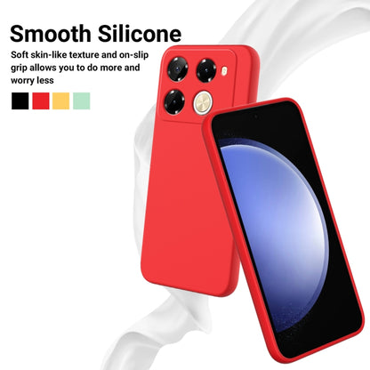 For Infinix Note 40 Pro 5G / 40 Pro+ 5G Solid Color Liquid Silicone Dropproof Full Coverage Protective Case(Red) - Infinix Cases by buy2fix | Online Shopping UK | buy2fix