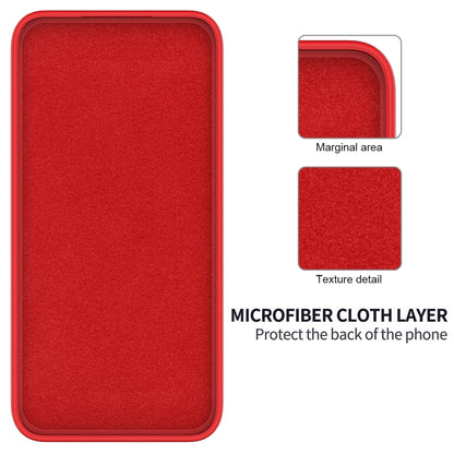 For Tecno Spark 20C/Go 2024 Solid Color Liquid Silicone Dropproof Full Coverage Protective Case(Red) by buy2fix