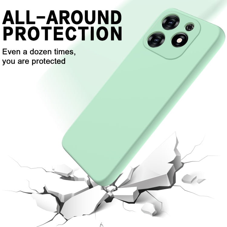 For Tecno Spark 20C/Go 2024 Solid Color Liquid Silicone Dropproof Full Coverage Protective Case(Green) by buy2fix