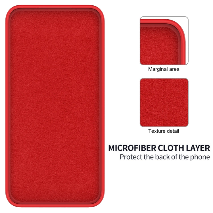 For Xiaomi Poco F6 Pro Solid Color Liquid Silicone Dropproof Full Coverage Phone Case(Red) - Xiaomi Cases by buy2fix | Online Shopping UK | buy2fix