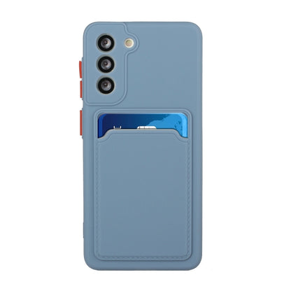 For Samsung Galaxy S23 5G Card Slot Design Shockproof TPU Phone Case(Grey) - Galaxy S23 5G Cases by buy2fix | Online Shopping UK | buy2fix