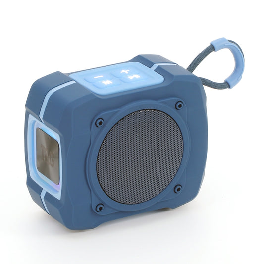 T&G TG661 Colorful LED Portable Outdoor Wireless Bluetooth Speaker(Blue) - Desktop Speaker by T&G | Online Shopping UK | buy2fix