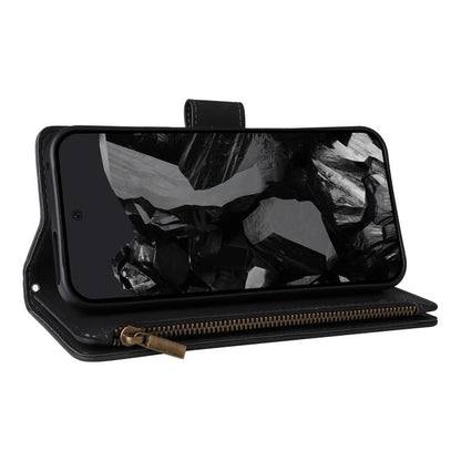For Google Pixel 10 Pro XL Multifunctional Multi-Card Wallet Phone Leather Case(Black) - Google Cases by buy2fix | Online Shopping UK | buy2fix