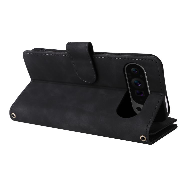 For Google Pixel 10 Pro XL Multifunctional Multi-Card Wallet Phone Leather Case(Black) - Google Cases by buy2fix | Online Shopping UK | buy2fix