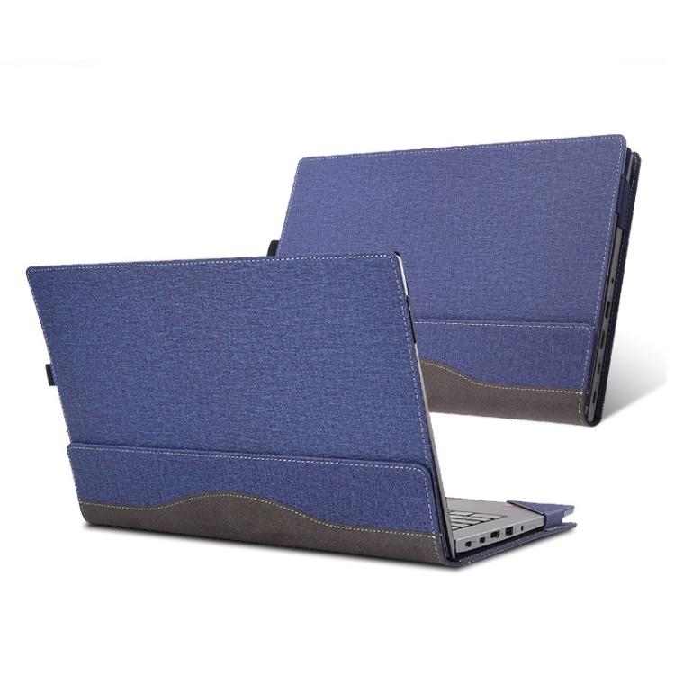 For Lenovo ThinkPad P15V Gen 2 / Gen 3 Laptop Leather Shockproof Protective Case(Dark Blue) - 15.6 - 17 inch by buy2fix | Online Shopping UK | buy2fix