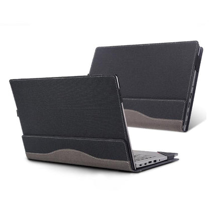 For Lenovo Yoga 7 16IAP7 / 16IAH7 Laptop Leather Shockproof Protective Case(Black) - 15.6 - 17 inch by buy2fix | Online Shopping UK | buy2fix