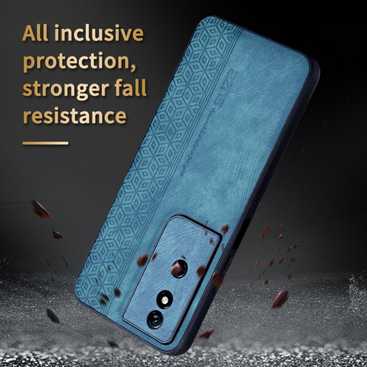 For Honor Play 50 Plus AZNS 3D Embossed Skin Feel Phone Case(Sapphire Blue) - Honor Cases by AZNS | Online Shopping UK | buy2fix