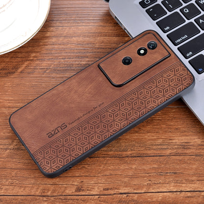 For Honor Play 50 Plus AZNS 3D Embossed Skin Feel Phone Case(Brown) - Honor Cases by AZNS | Online Shopping UK | buy2fix