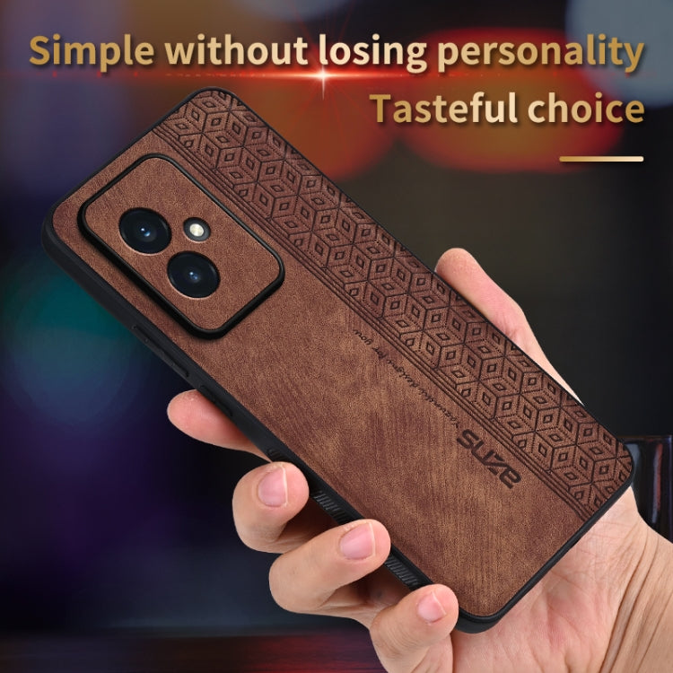 For Honor 100 AZNS 3D Embossed Skin Feel Phone Case(Black) - Honor Cases by AZNS | Online Shopping UK | buy2fix