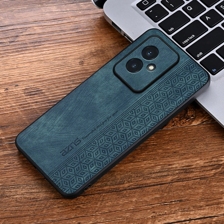 For Honor 100 AZNS 3D Embossed Skin Feel Phone Case(Dark Green) - Honor Cases by AZNS | Online Shopping UK | buy2fix