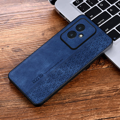 For Honor 100 AZNS 3D Embossed Skin Feel Phone Case(Sapphire Blue) - Honor Cases by AZNS | Online Shopping UK | buy2fix