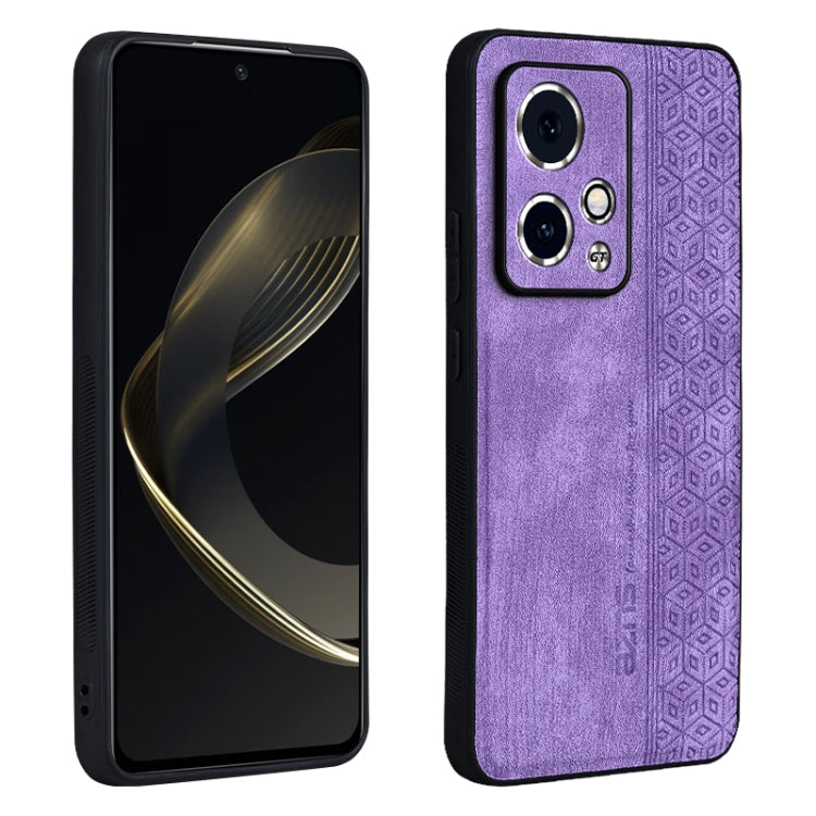 For Honor 90 GT AZNS 3D Embossed Skin Feel Phone Case(Purple) - Honor Cases by AZNS | Online Shopping UK | buy2fix