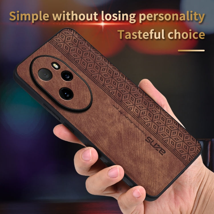 For Honor 100 Pro AZNS 3D Embossed Skin Feel Phone Case(Dark Green) - Honor Cases by AZNS | Online Shopping UK | buy2fix