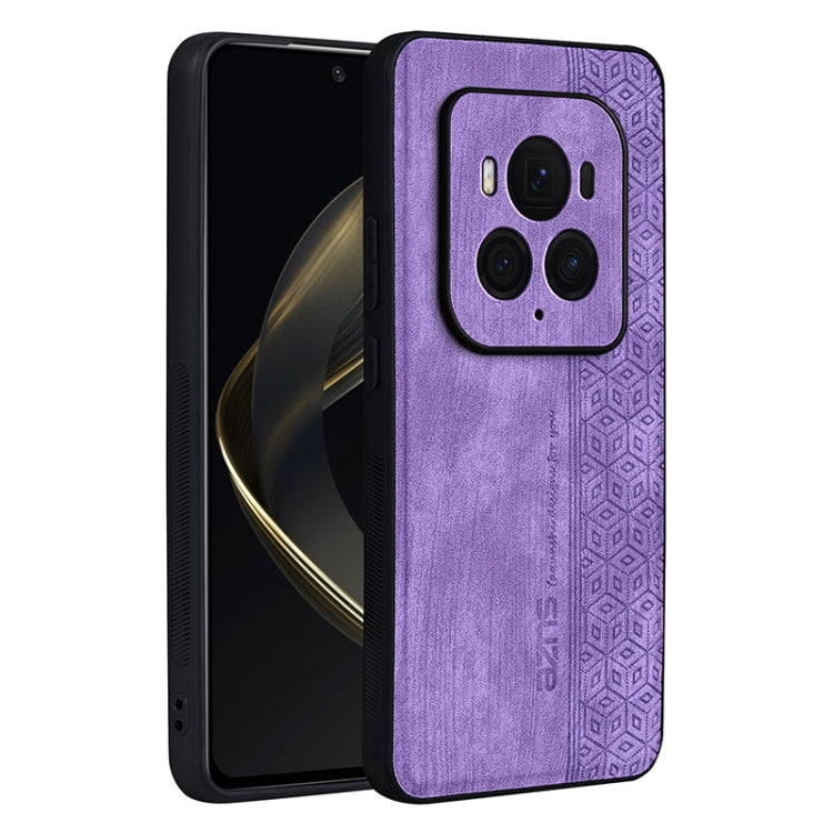 For Honor Magic6 Ultimate AZNS 3D Embossed Skin Feel Phone Case(Purple) - Honor Cases by AZNS | Online Shopping UK | buy2fix