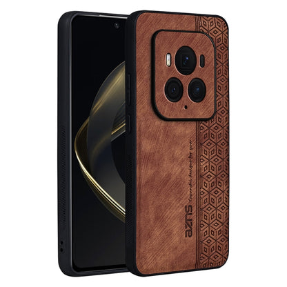 For Honor Magic6 Ultimate AZNS 3D Embossed Skin Feel Phone Case(Brown) - Honor Cases by AZNS | Online Shopping UK | buy2fix