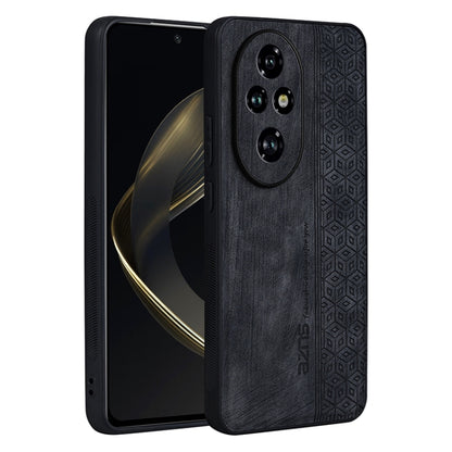 For Honor 200 AZNS 3D Embossed Skin Feel Phone Case(Black) - Honor Cases by AZNS | Online Shopping UK | buy2fix