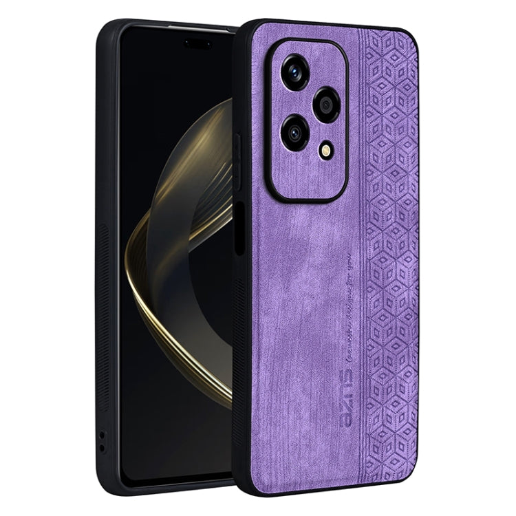 For Honor 200 Lite Global AZNS 3D Embossed Skin Feel Phone Case(Purple) - Honor Cases by AZNS | Online Shopping UK | buy2fix