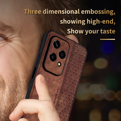 For Honor 200 Lite Global AZNS 3D Embossed Skin Feel Phone Case(Purple) - Honor Cases by AZNS | Online Shopping UK | buy2fix