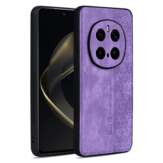 For Honor Magic7 Pro AZNS 3D Embossed Skin Feel Phone Case(Purple)