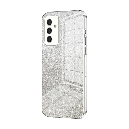 For Samsung Galaxy A82 5G Gradient Glitter Powder Electroplated Phone Case(Transparent) - Galaxy Phone Cases by buy2fix | Online Shopping UK | buy2fix