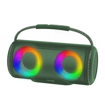 NewRixing NR2088 Wireless Portable TWS Bluetooth Speaker(Green) - Desktop Speaker by NewRixing | Online Shopping UK | buy2fix