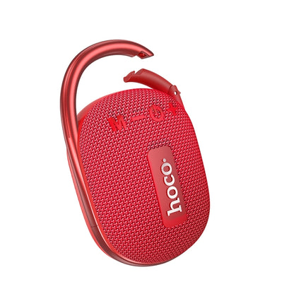 hoco HC17 Easy Joy Outdoor Bluetooth 5.3 Speaker Support TF Card / FM(Red) - Desktop Speaker by hoco | Online Shopping UK | buy2fix