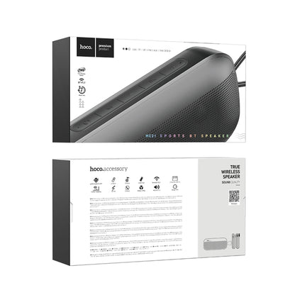 hoco HC21 Shadow Outdoor Bluetooth 5.2 Speaker Support TF Card / FM / TWS(Black) - Desktop Speaker by hoco | Online Shopping UK | buy2fix