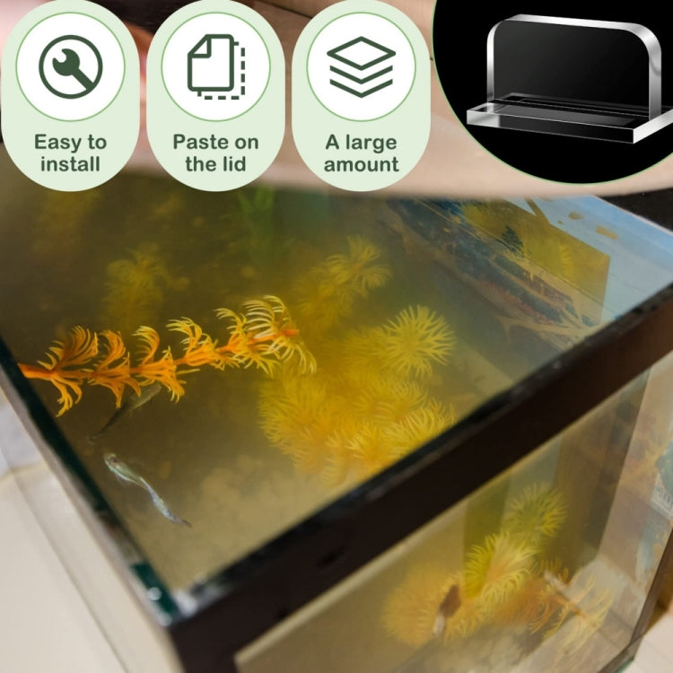 YX070 6pcs/Pack Acrylic Replaceable Fish Tank Cover Handle - Fish Tanks & Accessories by buy2fix | Online Shopping UK | buy2fix