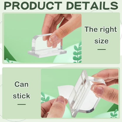 YX070 6pcs/Pack Acrylic Replaceable Fish Tank Cover Handle - Fish Tanks & Accessories by buy2fix | Online Shopping UK | buy2fix