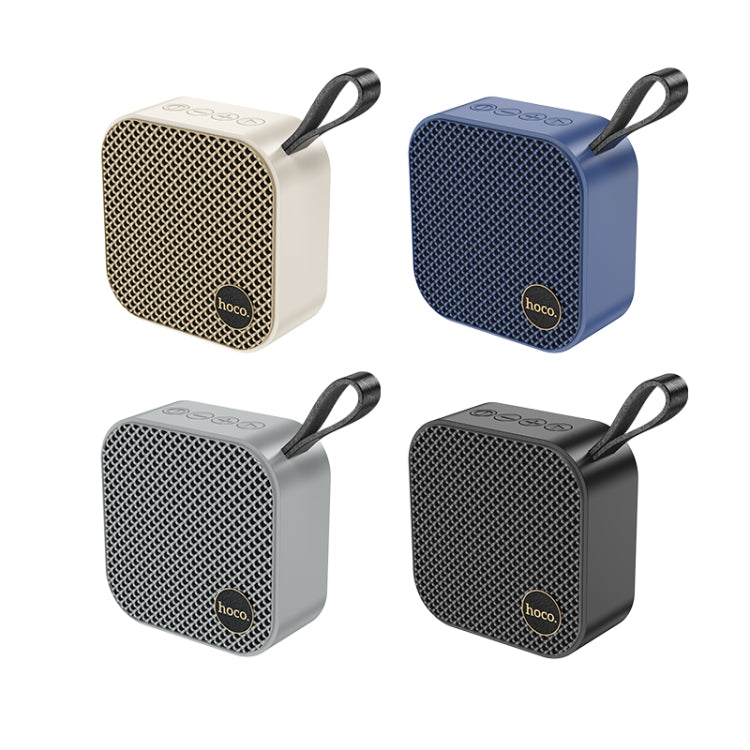 hoco HC22 Auspicious Outdoor Bluetooth 5.2 Speaker Support TF Card / FM / TWS(White) - Mini Speaker by hoco | Online Shopping UK | buy2fix