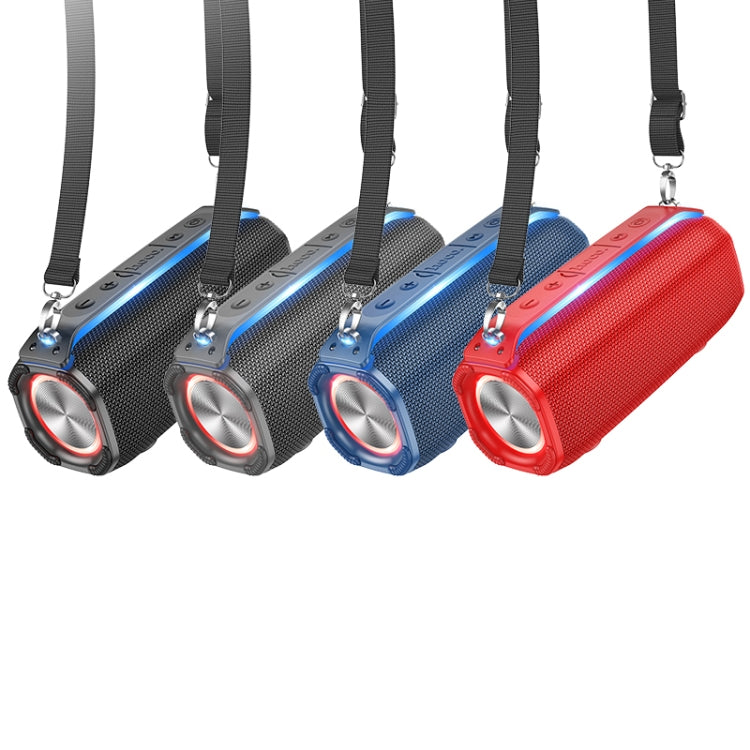 hoco HC23 Rick Outdoor Bluetooth 5.3 Speaker Support TF Card / FM / TWS(Blue) - Desktop Speaker by hoco | Online Shopping UK | buy2fix