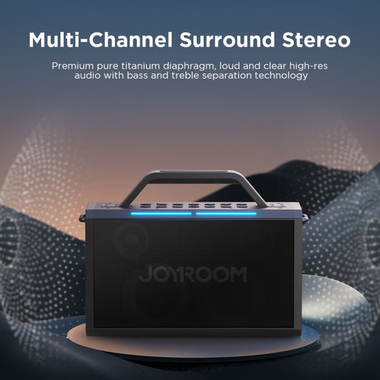 JOYROOM JR-MW03 Pies Series Party Double Microphone Bluetooth Speaker by JOYROOM