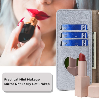 For iPhone 14 Pro Max Crossbody Litchi Texture Leather Phone Case(Blue) - iPhone 14 Pro Max Cases by buy2fix | Online Shopping UK | buy2fix