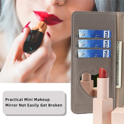 For iPhone 13 Pro Crossbody Litchi Texture Leather Phone Case(Grey) - iPhone 13 Pro Cases by buy2fix | Online Shopping UK | buy2fix