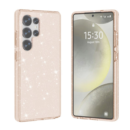 For Samsung Galaxy S25 Ultra 5G Shockproof Terminator Glitter Powder Phone Case(Gold) by buy2fix