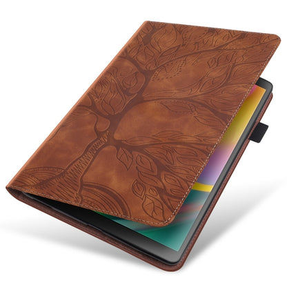 For Lenovo Tab M11 / Xiaoxin Pad 11 2024 Life Tree Series Horizontal Flip Leather Tablet Case(Brown) - Lenovo by buy2fix | Online Shopping UK | buy2fix