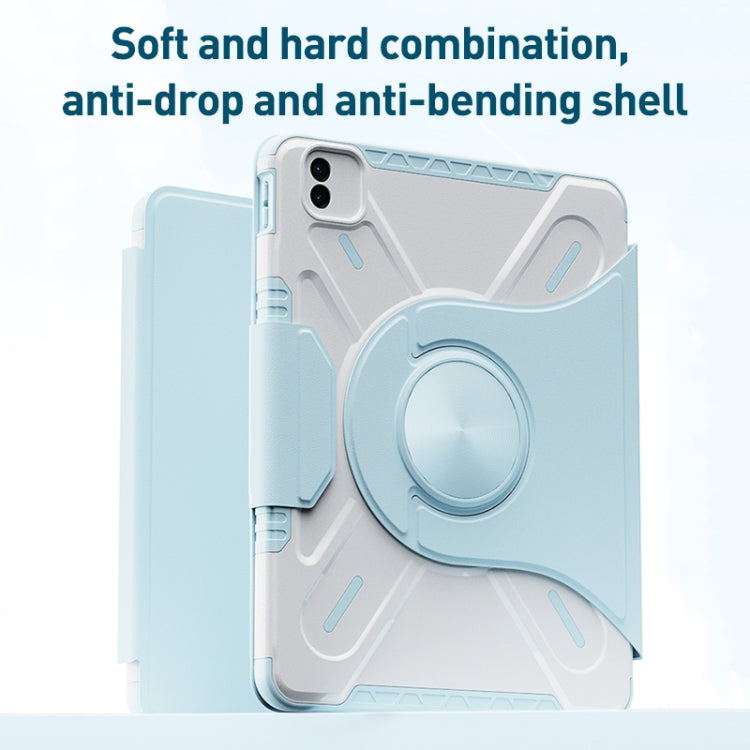 For iPad 10.2 2021 / 2020 X-Shaped Rotation Smart Leather Tablet Case(Black) - iPad 10.2 Cases by buy2fix | Online Shopping UK | buy2fix