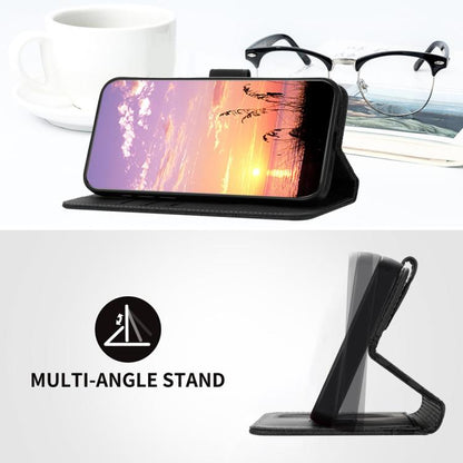 For iPhone Air YX0060 Elephant Head Embossed Phone Leather Case with Lanyard(Black) - iPhone Air Cases by buy2fix | Online Shopping UK | buy2fix