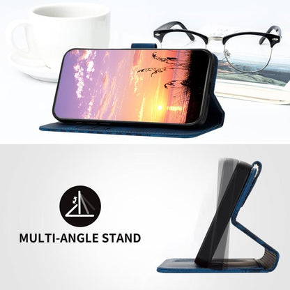 For iPhone 17 Air YX0060 Elephant Head Embossed Phone Leather Case with Lanyard(Royal Blue) - iPhone 17 Air Cases by buy2fix | Online Shopping UK | buy2fix