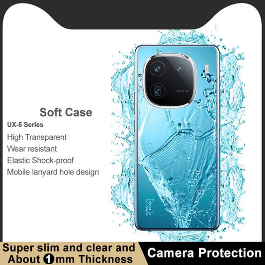 For vivo iQOO 12 5G IMAK UX-5 Series Transparent TPU Phone Case(Transparent) by imak