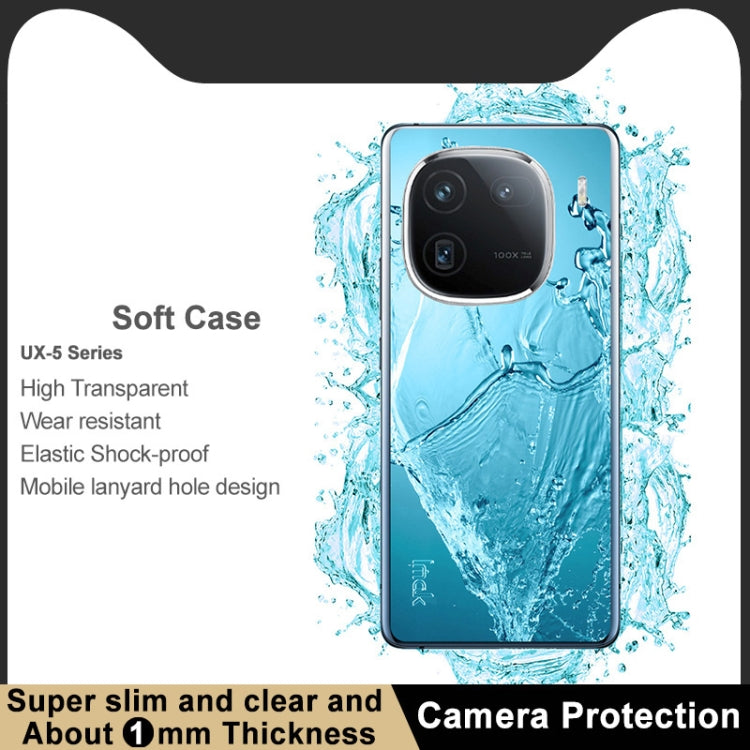 For vivo iQOO 12 Pro 5G IMAK UX-5 Series Transparent TPU Phone Case - iQOO 12 Pro Cases by imak | Online Shopping UK | buy2fix