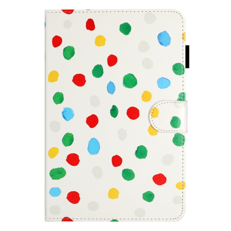 7 inch Dot Pattern Leather Tablet Case(White Colorful Dot) - 7 inch by buy2fix | Online Shopping UK | buy2fix