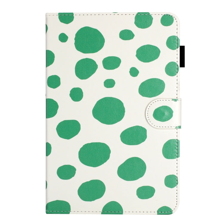 7 inch Dot Pattern Leather Tablet Case(White Green Dot) - 7 inch by buy2fix | Online Shopping UK | buy2fix